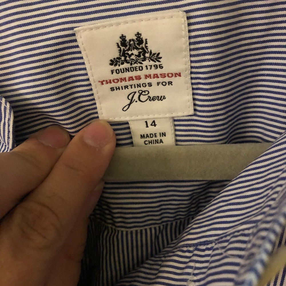 Thomas Mason Shirts for J-crew- Button up